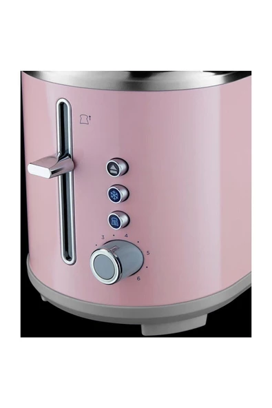 RUSSELL HOBBS 25081-56/RH Bubble Soft Pink Ekmek Kızartma Makinesi - Resim 6