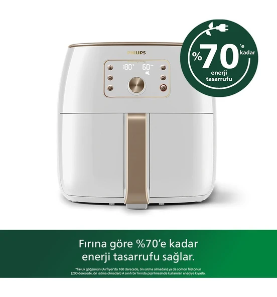 Philips Airfryer XXL HD9870/20 Premium 7.3 lt Yağsız Fritöz - Resim 3
