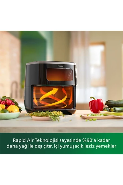 Philips Airfryer Hd9257/80 Airfryer Xl Fritöz - Resim 4