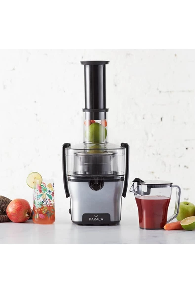 Karaca Maxvit 1501 Katı Meyve Sıkacağı Çelik Antrasit - Resim 2