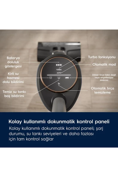 Electrolux Ultimate 800 EW81U3DB 21.6 V Islak Ve Kuru Dikey Şarjlı Süpürge - Resim 7