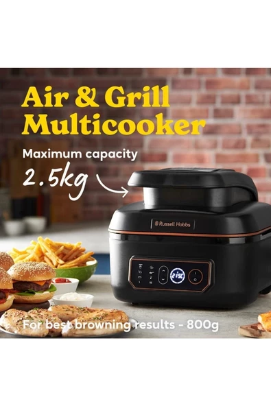 RUSSELL HOBBS 26520-56/rh 5.5l Satisfry Air Grill Çok Amaçlı Pişirici Airfryer - 8