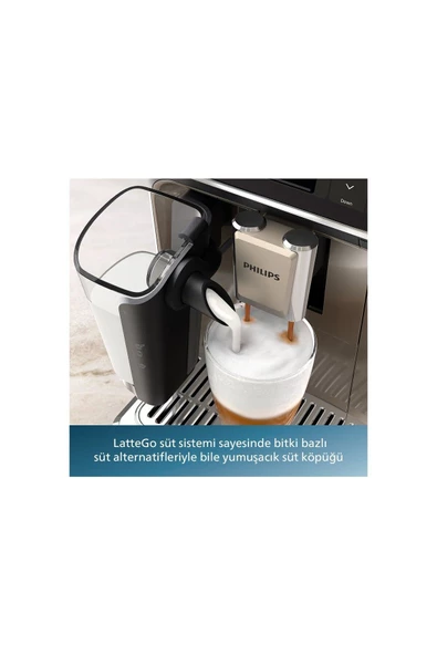 Philips VPM 1,8 Litre , EP5547 5500 Serisi Tam Otomatik Espresso Makinesi, 230 W , Siyah - 2