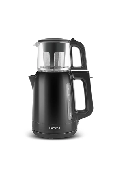 HOMEND Royaltea 1756H Plastik Çay Makinesi Siyah