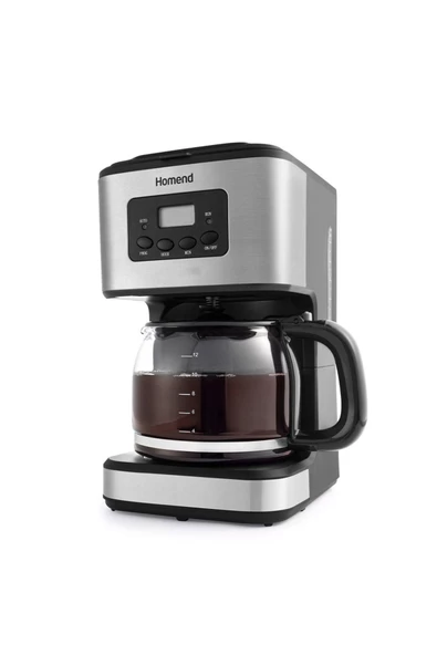 HOMEND 5046h Inox Zaman Ayarlı Filtre Kahve Makinesi - 2