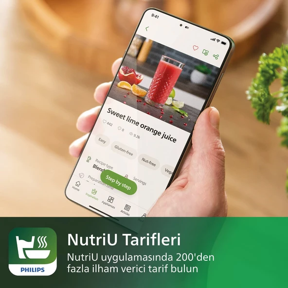 Philips Hr3770/00 Flip&juice Meyve Sıkacağı Modüllü Yüksek Hızlı Blender - Resim 7