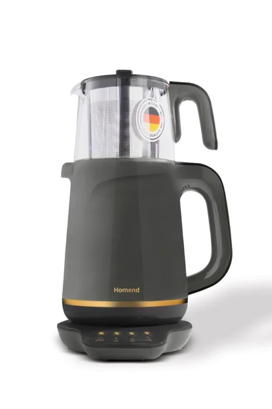HOMEND Royaltea 1762h Konuşan Çay Makinesi Antrasit