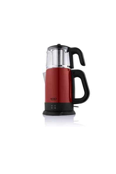 Arnica Demli Stil Kırmızı Cam Çay Makinesi Ih33024 - 8