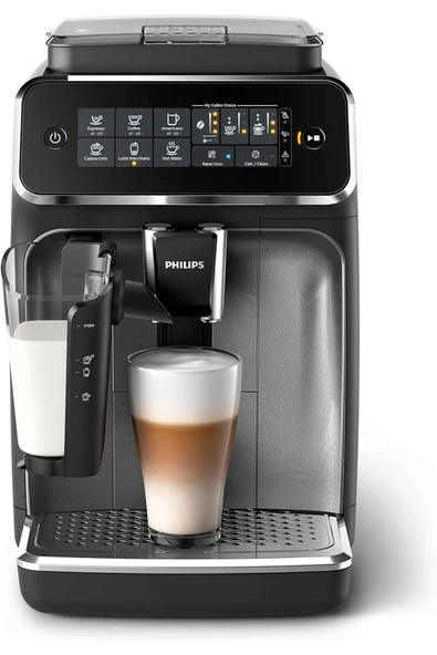 Philips Espresso Makinesi, 1.8 L Kapasite, , LatteGo Süt Sistemi, Siyah