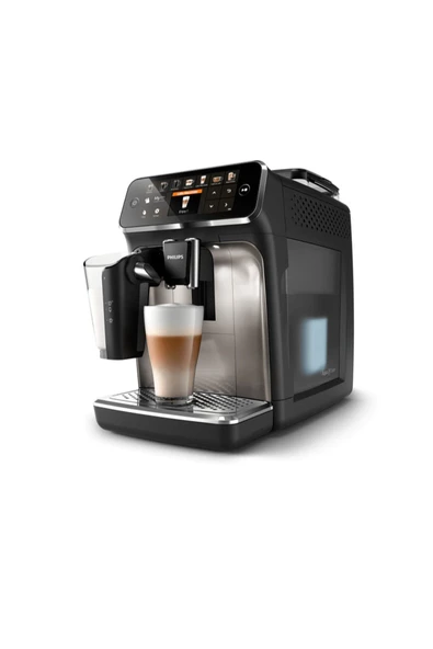 Philips Tam Otomatik Espresso Makinesi, Lattego Süt Sistemi, Aquaclean Filtre, Paslanmaz Çelik, 1500w, Krom