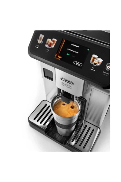 DELONGHİ Delonghi Eletta Explore Ecam450.55.s Tam Otomatik Espresso Makinesi - 3