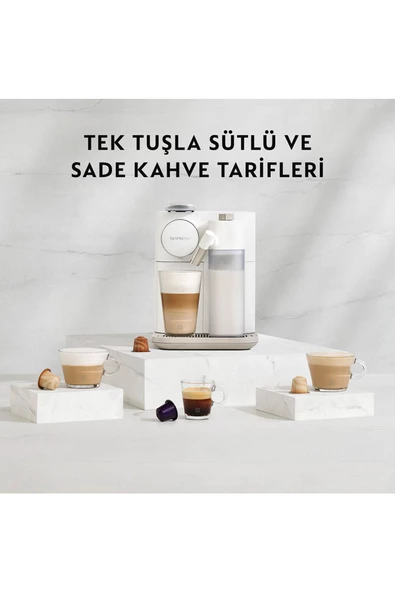Nespresso F541 Gran Latissima Süt Çözümlü Kahve Makinesi,Beyaz - 3
