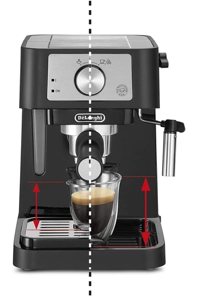 DELONGHİ Espresso Kahve Makinesi Süt Köpürtme Evrekala - 4