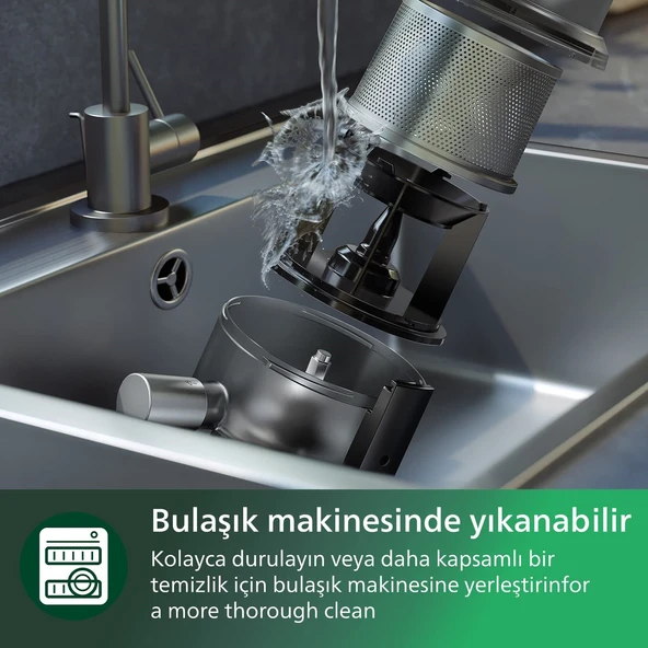 Philips Hr3770/00 Flip&juice Meyve Sıkacağı Modüllü Yüksek Hızlı Blender - Resim 9