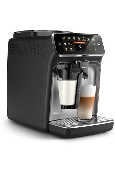 Philips 4300 SERİSİ 8 İÇEÇEK SEÇENEKLİ SÜT HAZNELİ TAM OTOMATİK ESPRESSO MAKİNESİ