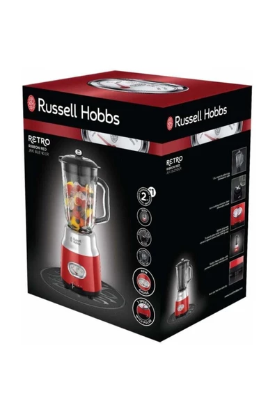 RUSSELL HOBBS 25190-56 Retro Cam Blender - Kırmızı - 2