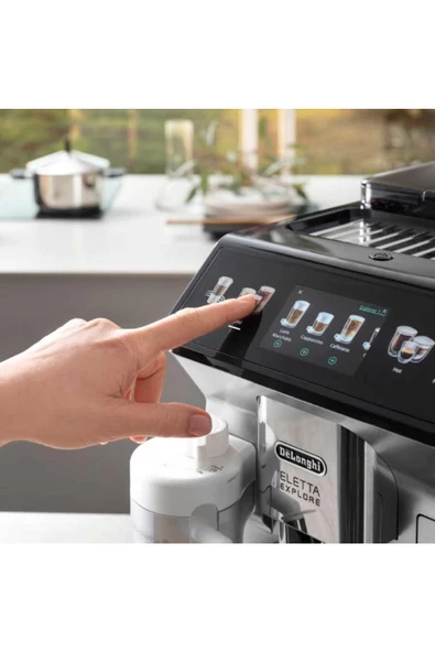 DELONGHİ Delonghi Eletta Explore Ecam450.55.s Tam Otomatik Espresso Makinesi - 8
