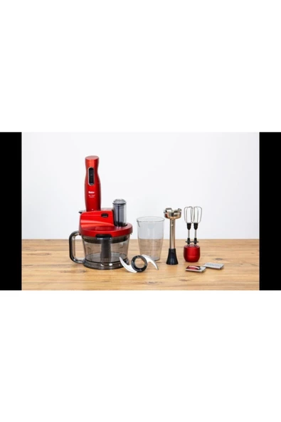 Fakir Mr Chef Quadro Blender Seti Rouge Premium Yüksek Performans Turbo Özellikli - 4