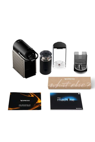 Nespresso C66T Pixie Titan Kahve Makinesi ve Süt Köpürtücü Aksesuar - 8