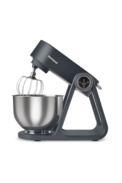 HOMEND Profashion 3023H Digital Ekran 5 Lt Döküm Stand Mikser Antrasit 1500W - 3