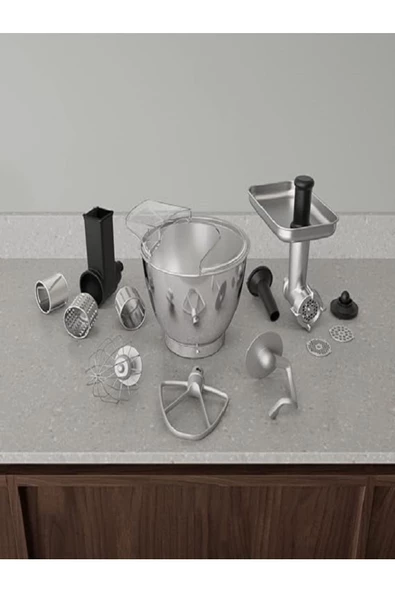 Electrolux E5KM1-6GBP Mutfak Şefi Ev Mikseri, İnci Siyahı - 2
