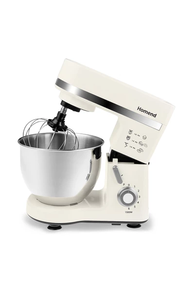 HOMEND Profashion 3014h Stand Mıkser Krem Silver - Resim 2