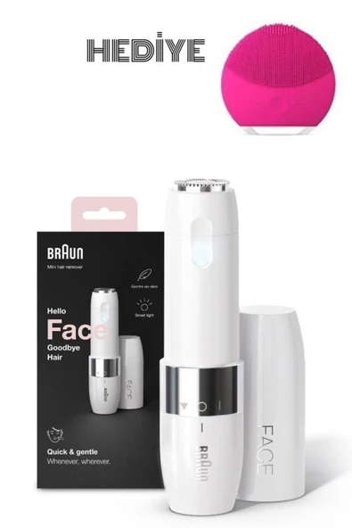 Braun Yüz Tüyleri Için Kadın Traş Makinesi Yüz Kıl Alıcı Facial Hair Remover Women Facial Hair Removal