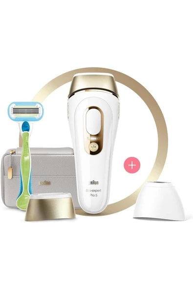 Braun Silk Expert Pro 5 PL5154 Yeni Nesil IPL Tasarım Çanta Lazer Epilasyon Aleti