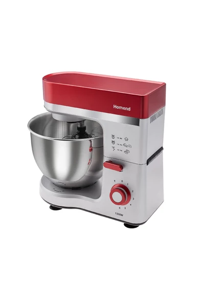 HOMEND Profashion 3012h Stand Mikser Kırmızı Silver - 3
