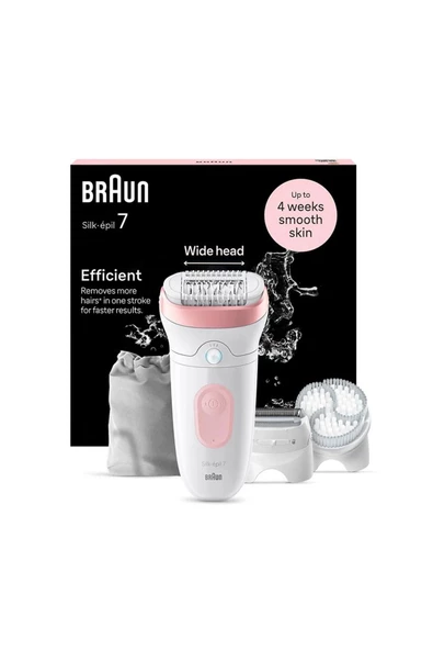 Braun SE 7060 Silk-Épil 7 Islak ve Kuru Kalıcı Pürüzsüz Cilt Epilasyon Cihazı - 5