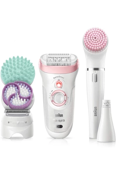 Braun 9995 Epilasyon Silk Epil 9/995 Sensosmart Facespa Güzellik Seti Islak Kuru Kablosuz Epilatör - 3