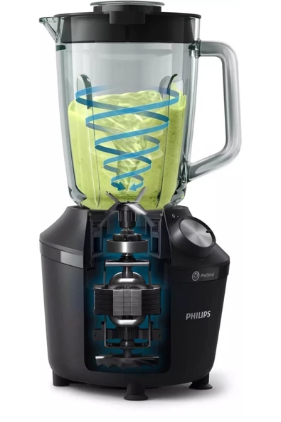Philips 3000 Series Blender HR2291/41 Siyah 2 Yıl Garantili - Resim 3