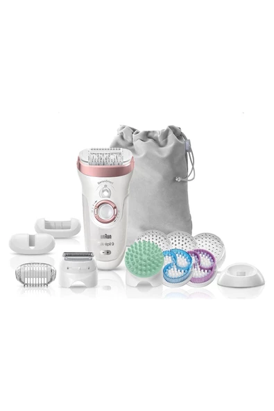 Braun Silk-épil 9 9990 SkinSpa SensoSmart Epilatör Rose Gold, 13 Ek Parçalı Epilasyon Aleti - 3