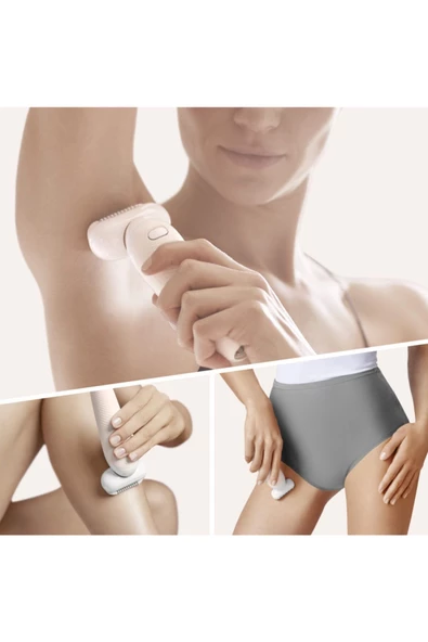 Braun Silk-épil 9002 Flex Islak Ve Kuru Epilatör Tıraş Başlığı Dahil 4 Ataçmanlı - 5