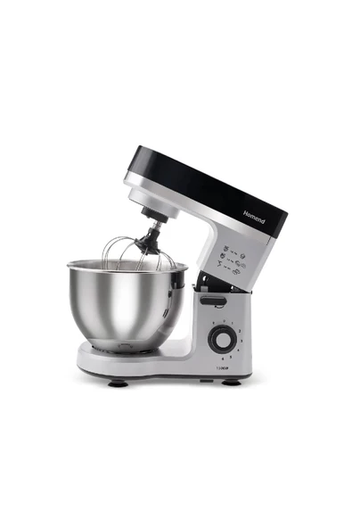 HOMEND Profashion 3011h Stand Mikser Siyah Silver 1500w 5 Lt - 4