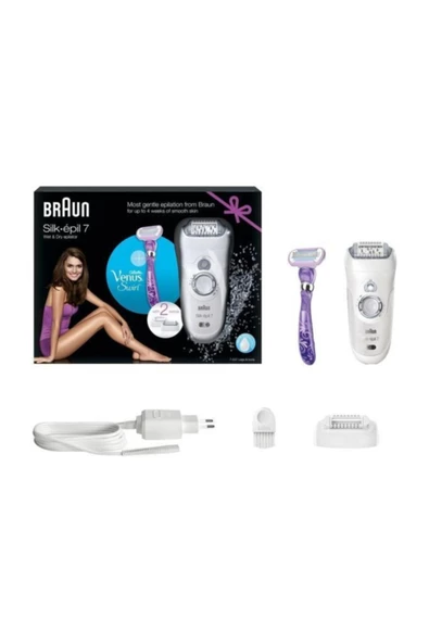 Braun Kablosuz Silk-epil 7 7537 Islak Ve Kuru Epilatör 2 Yıl Islak ve Kuru - 4