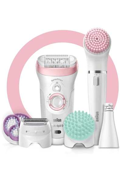 Braun 9995 Epilasyon Silk Epil 9/995 Sensosmart Facespa Güzellik Seti Islak Kuru Kablosuz Epilatör - 2