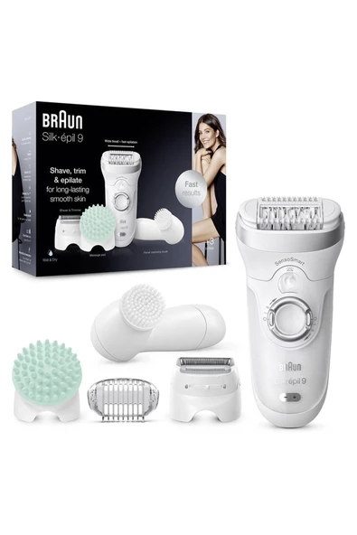 Braun Silk-épil 9 9865 Sensosmart, Kablosuz, Islak&kuru, 4'ü 1 Arada Epilatör - 6