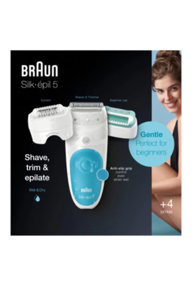 Braun Se5610-5605 Silk Epil Epilatör Islak Kuru - Resim 2