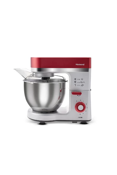 HOMEND Profashion 3012h Stand Mikser Kırmızı Silver - 2