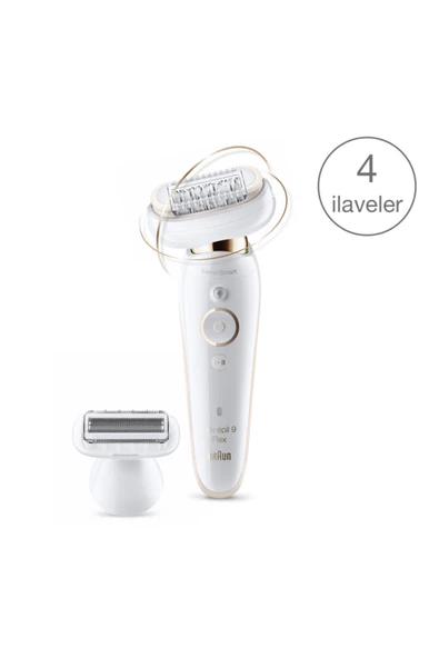 Braun Silk-épil 9002 Flex Islak Ve Kuru Epilatör Tıraş Başlığı Dahil 4 Ataçmanlı - 2