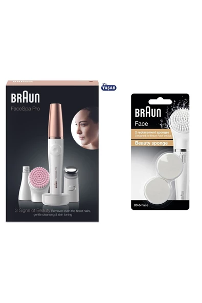 Braun Facespa Pro 912 Yüz Epilatörü Face Peeling 80-b - 2