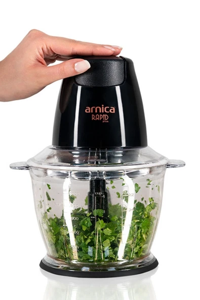 Arnica Rapid Plus GH21134 Elektrikli Doğrayıcı Siyah GH21134 - Resim 8