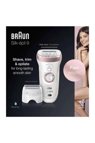 Braun Silk-Epil 9 9720 Sensosmart Epilatör Epilasyon Aleti SE9720 - 7