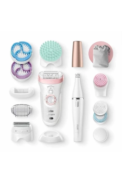 Braun 9995 Epilasyon Silk Epil 9/995 Sensosmart Facespa Güzellik Seti Islak Kuru Kablosuz Epilatör