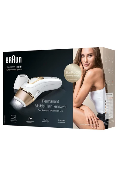 Braun Silk Expert Pro 5 PL5147 400.000 Atımlı, 2 Başlıklı Yeni Nesil IPL + Tasarım Çanta - 8