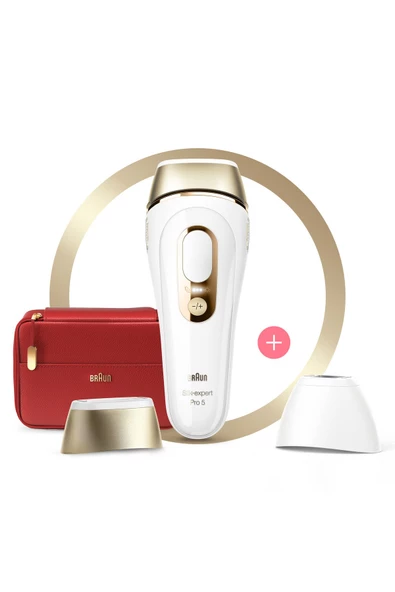 Braun Silk Expert Pro 5 PL5160 400.000 Atımlı, 2 Başlıklı Yeni Nesil IPL + Tasarım Çanta