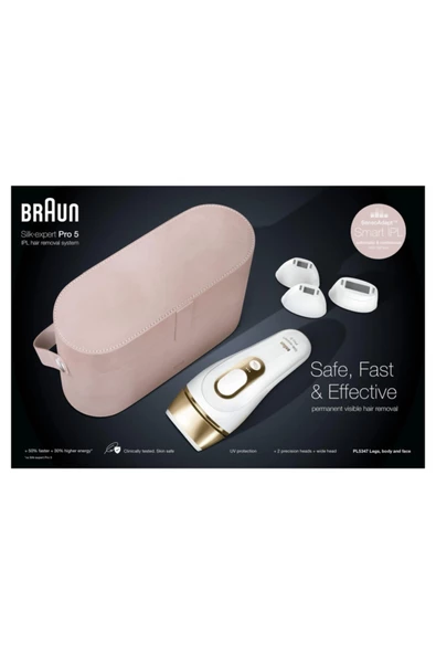 Braun Silk·expert Pro5 Pl5347 Yeni Nesil Ipl 400.000 Atımlı Ipl 3 Başlıklı Tüy Alma Cihazı - Resim 7