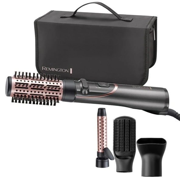 Remington Metalik Gri Curl&Straight Confidence Saç Şekillendirme Seti As8606