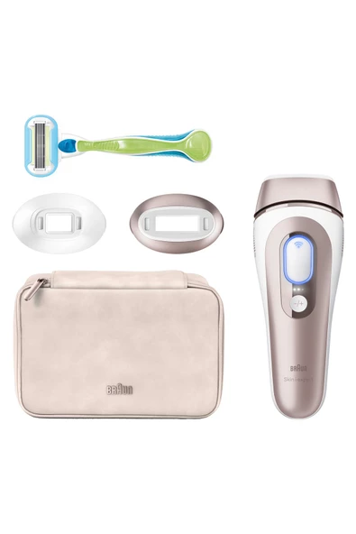 Braun IPL Skin i·expert, Evde Tüy Alma, Ücretsiz Uygulama, Çanta, Gillette Venus, 2 Başlık, PL7147 - 8